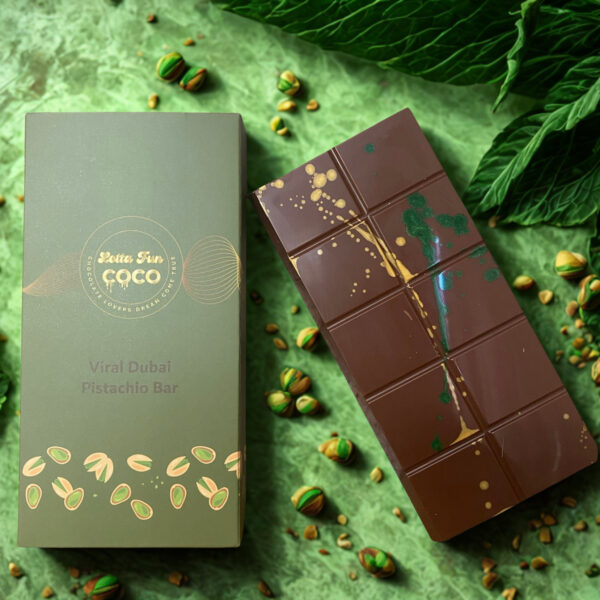 Viral Dubai Pistachio and Kanafeh Bar