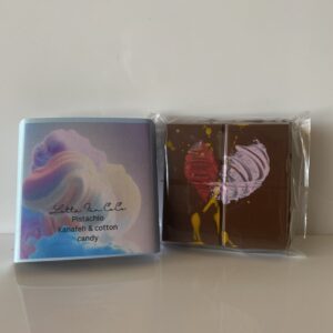 Turkish cotton candy & pistachio half bar