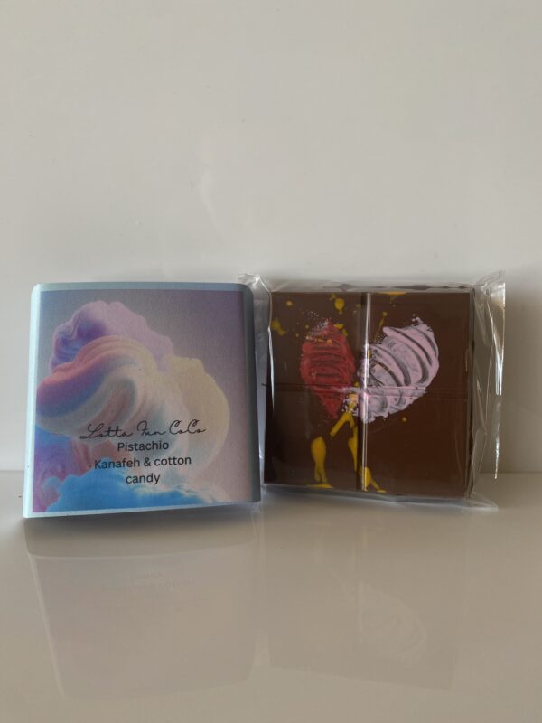 Turkish cotton candy & pistachio half bar - Image 2