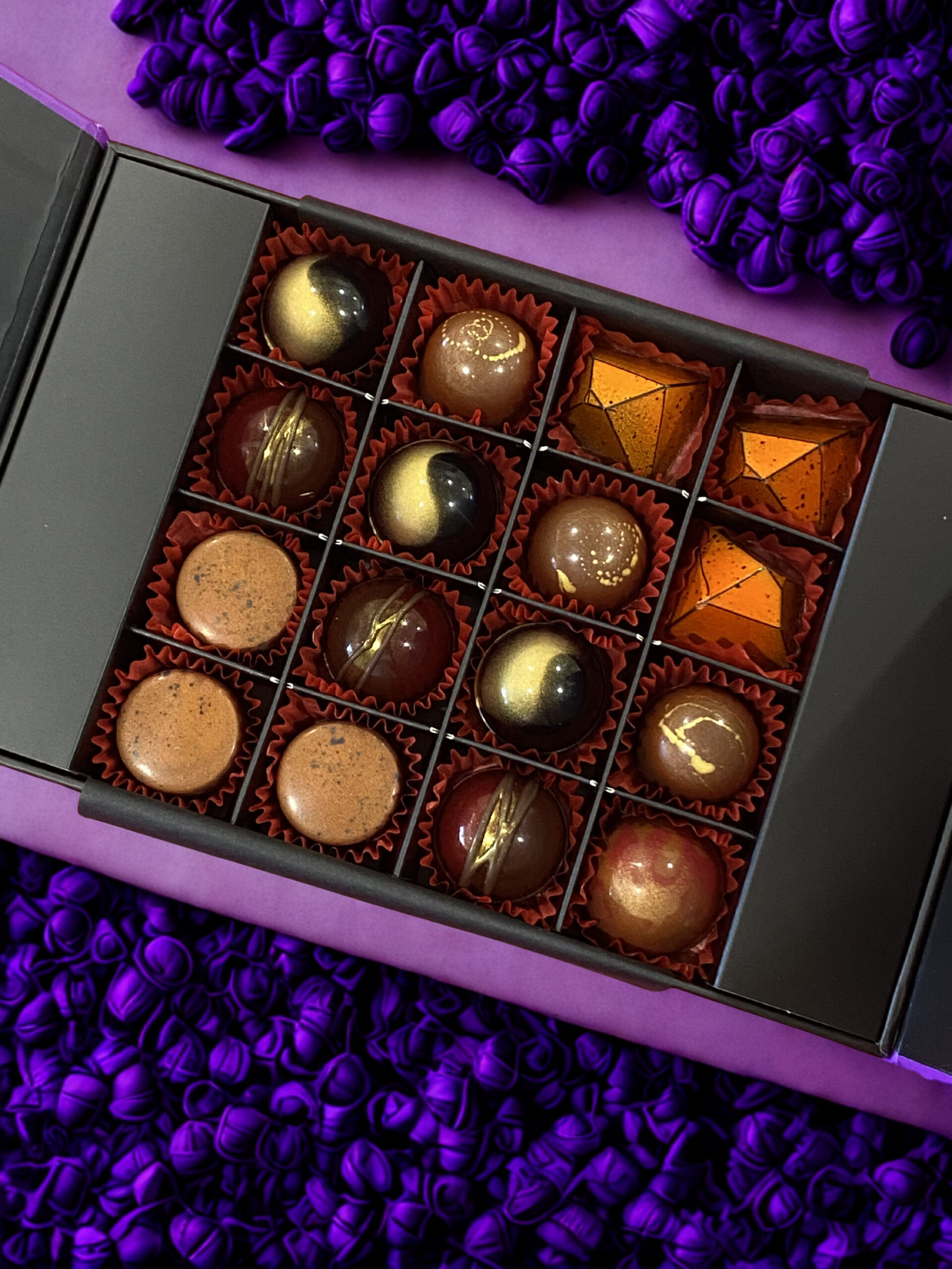 Bourbon infused chocolate collection