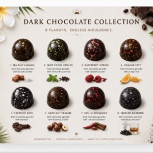 Dark Chocolate August collection Available on 8/1