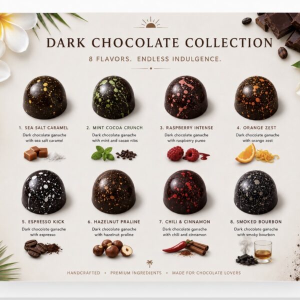 Dark Chocolate August collection Available on 8/1