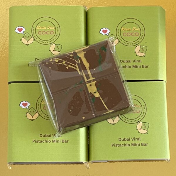 Mini Viral Dubai Pistachio and Kanafeh Bar