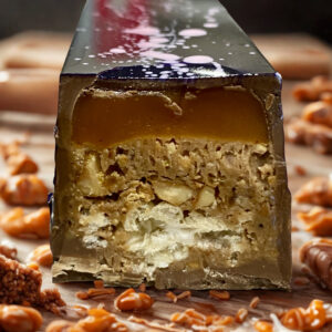 Banana Caramel & almond log (Half Size)