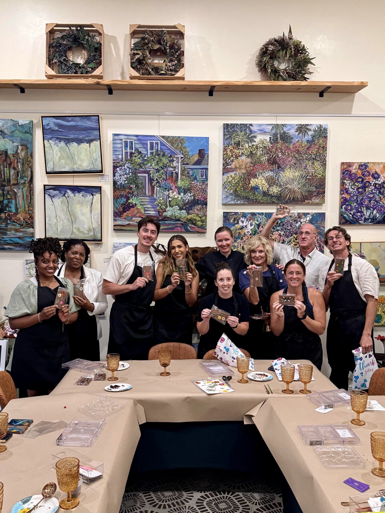 Chocolate class at Chocolattes 10/11 4-6